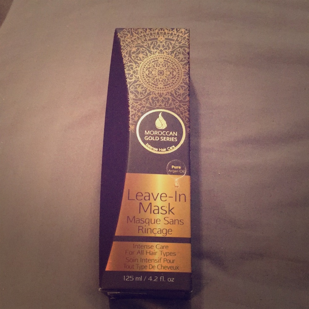 Moroccan gold series hair mask